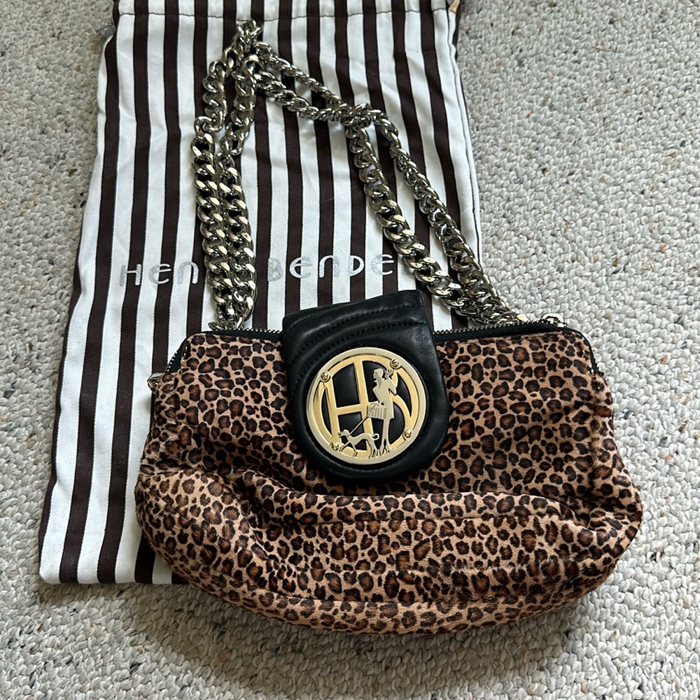 RARE Henri Bendel Leopard Bag